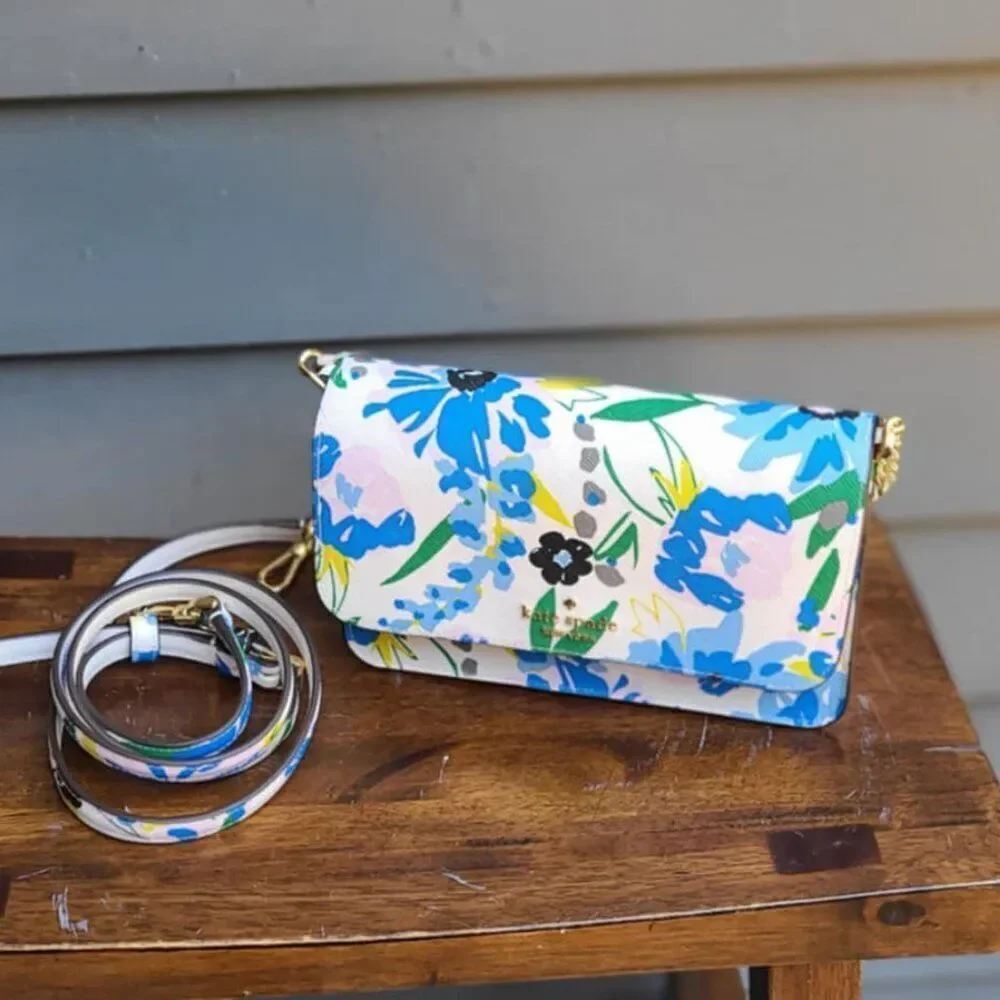Kate Spade Madison Floral Lilly Pouchette NWT!